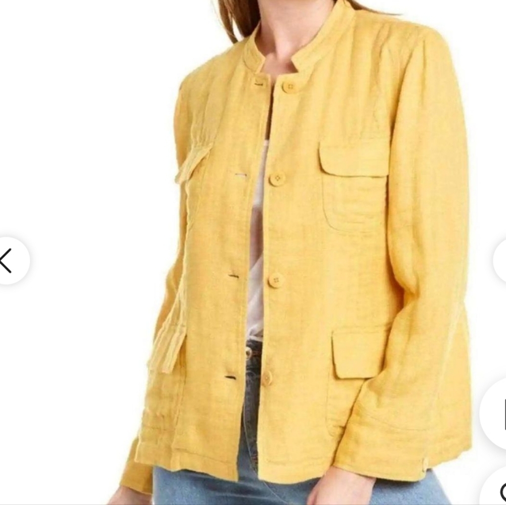 Eileen Fisher Yellow Casual Jacket